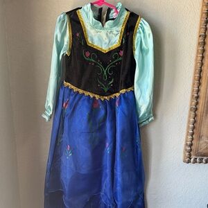Anna Kids Costume Dress - Black, Blue, and Green